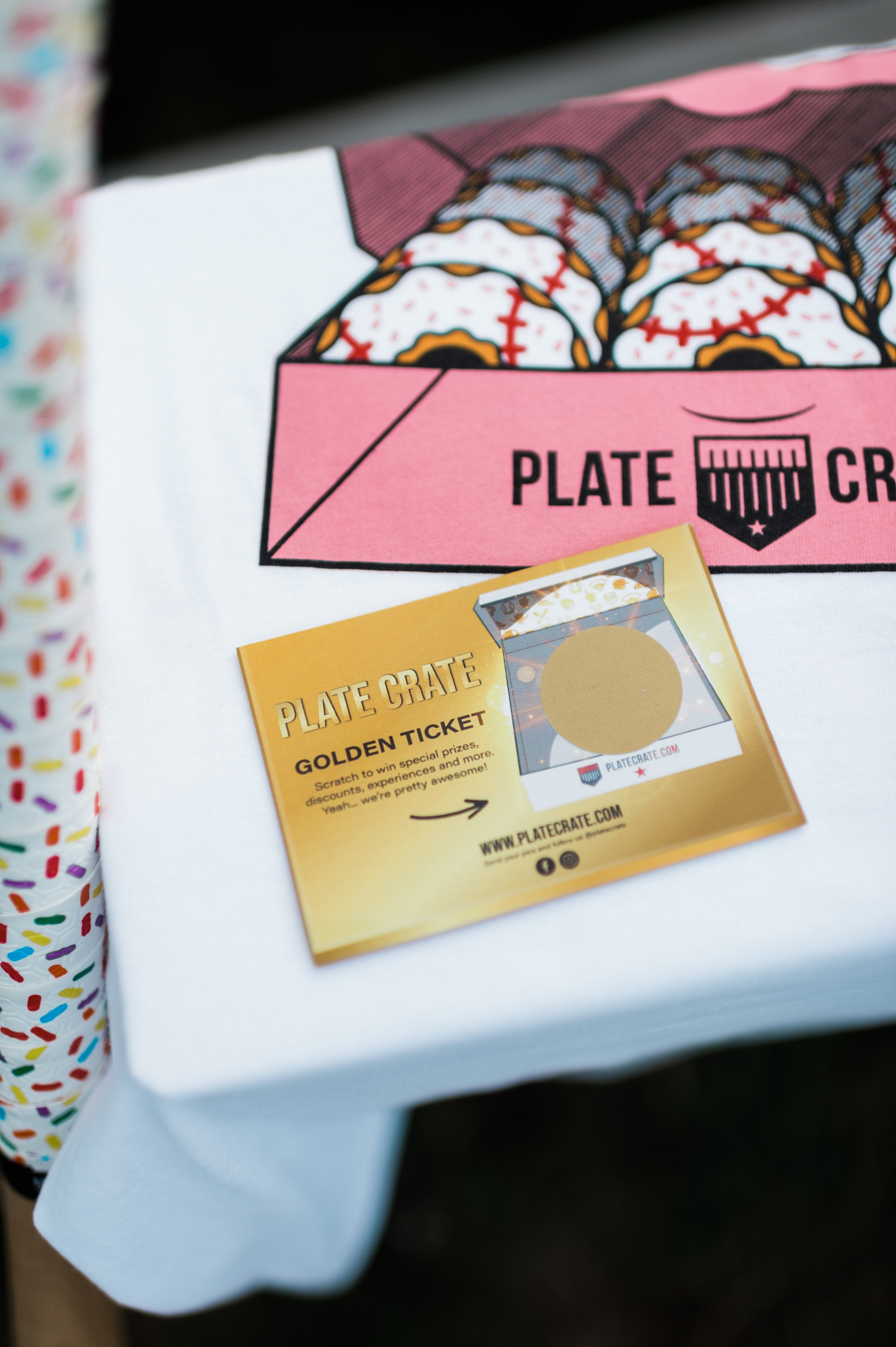 Pregame Donuts Golden Ticket with Sprinkle Bat Grip