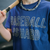 Baseball tshirt, baseball tee, blue baseball tshirt