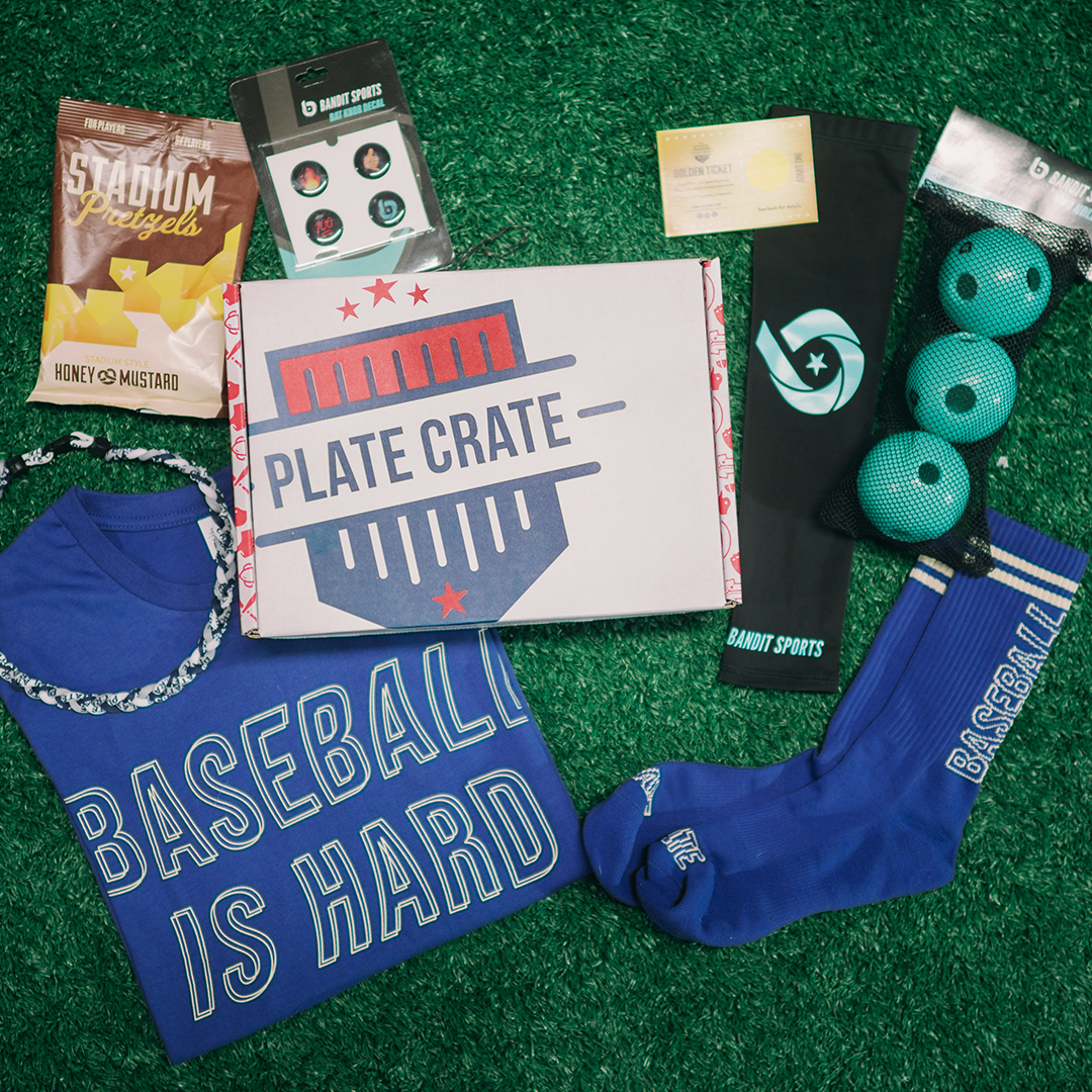 Plate Crate, baseball is hard, basebal gift, best baseball