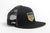 black and gold mesh trucker hat image 1