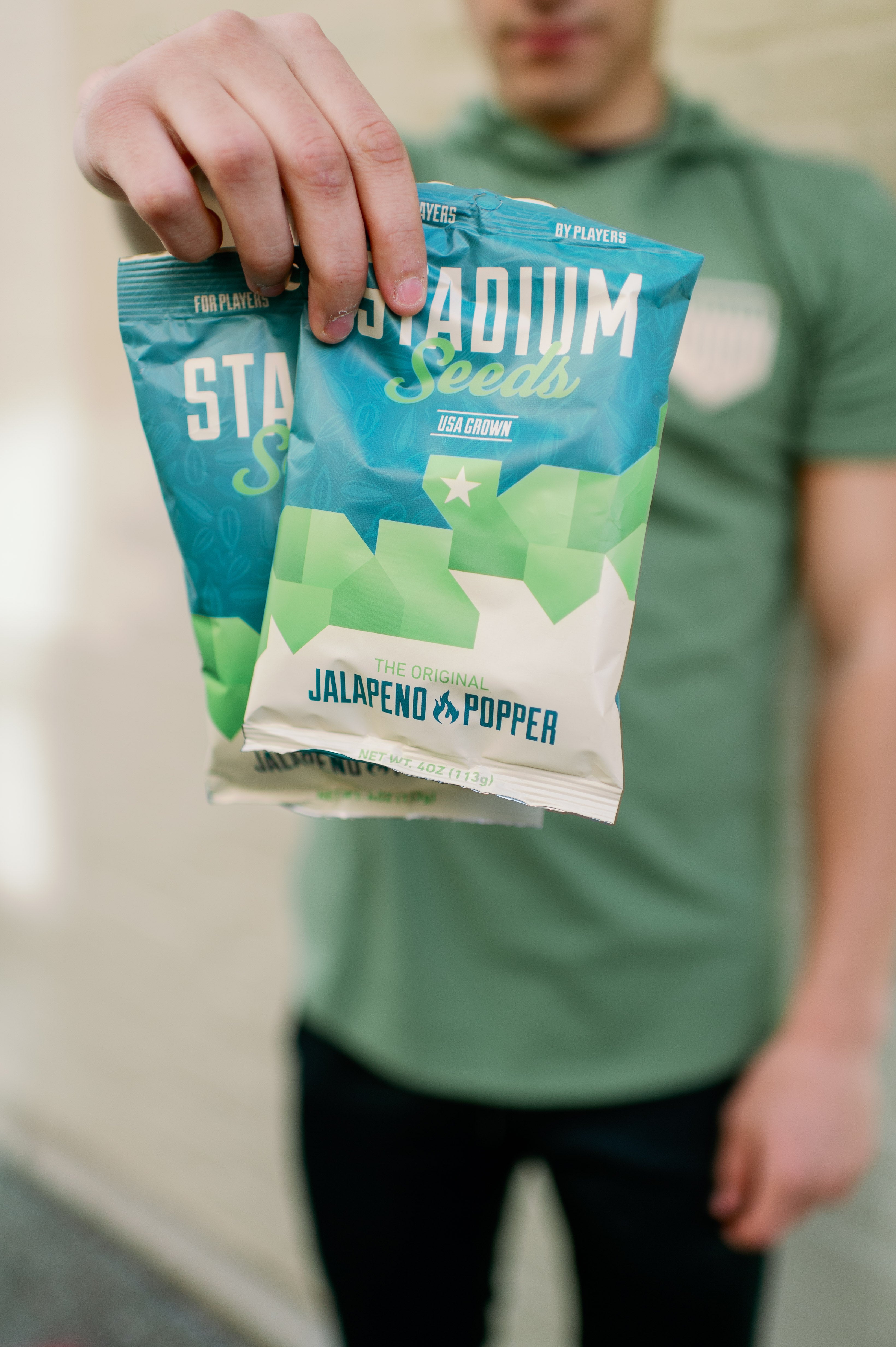 Two Bags of Stadium Seeds Jalapeño Popper Seeds