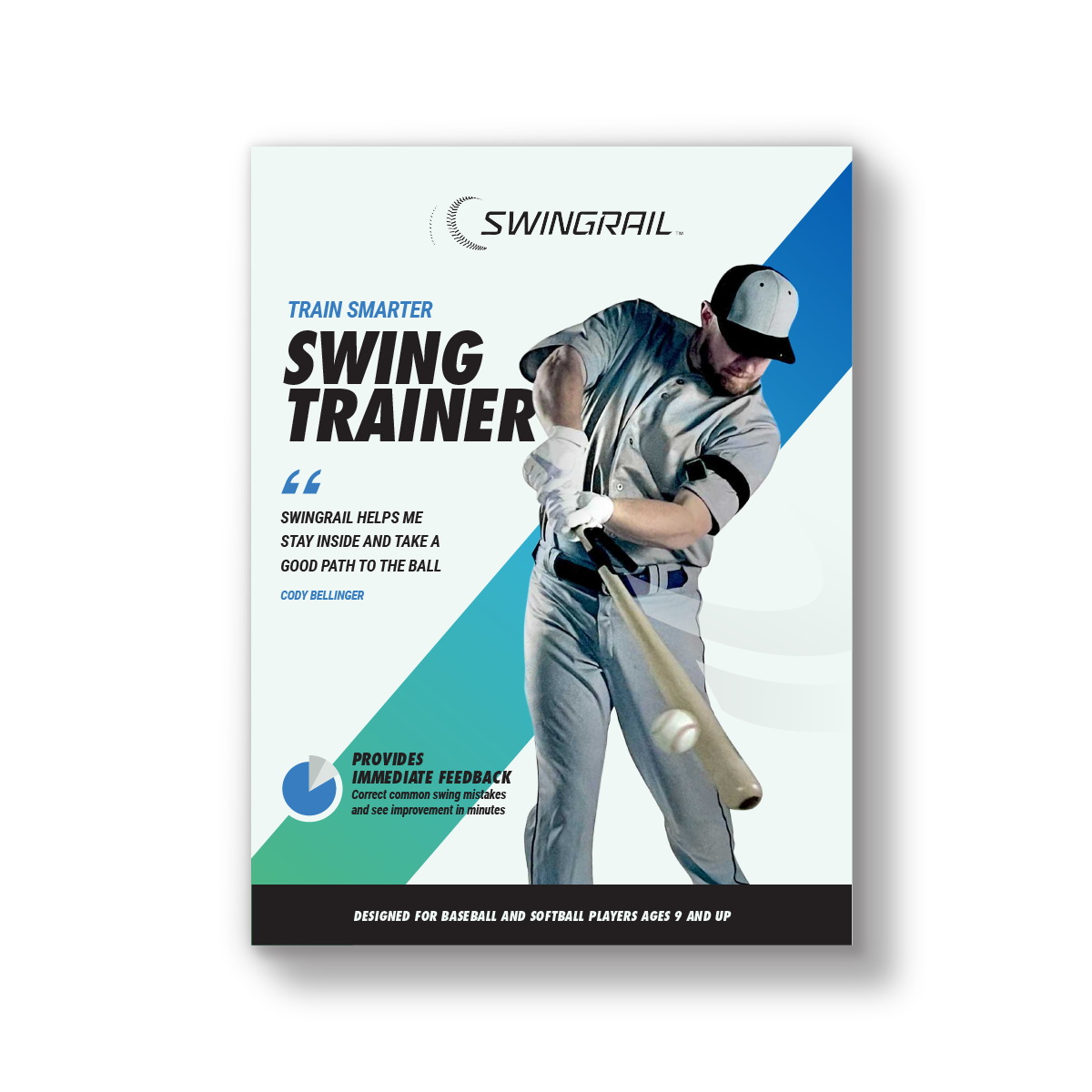 Swingrail Swing Trainer is a great baseball training aid to improve hitting, swingrail, swing rail