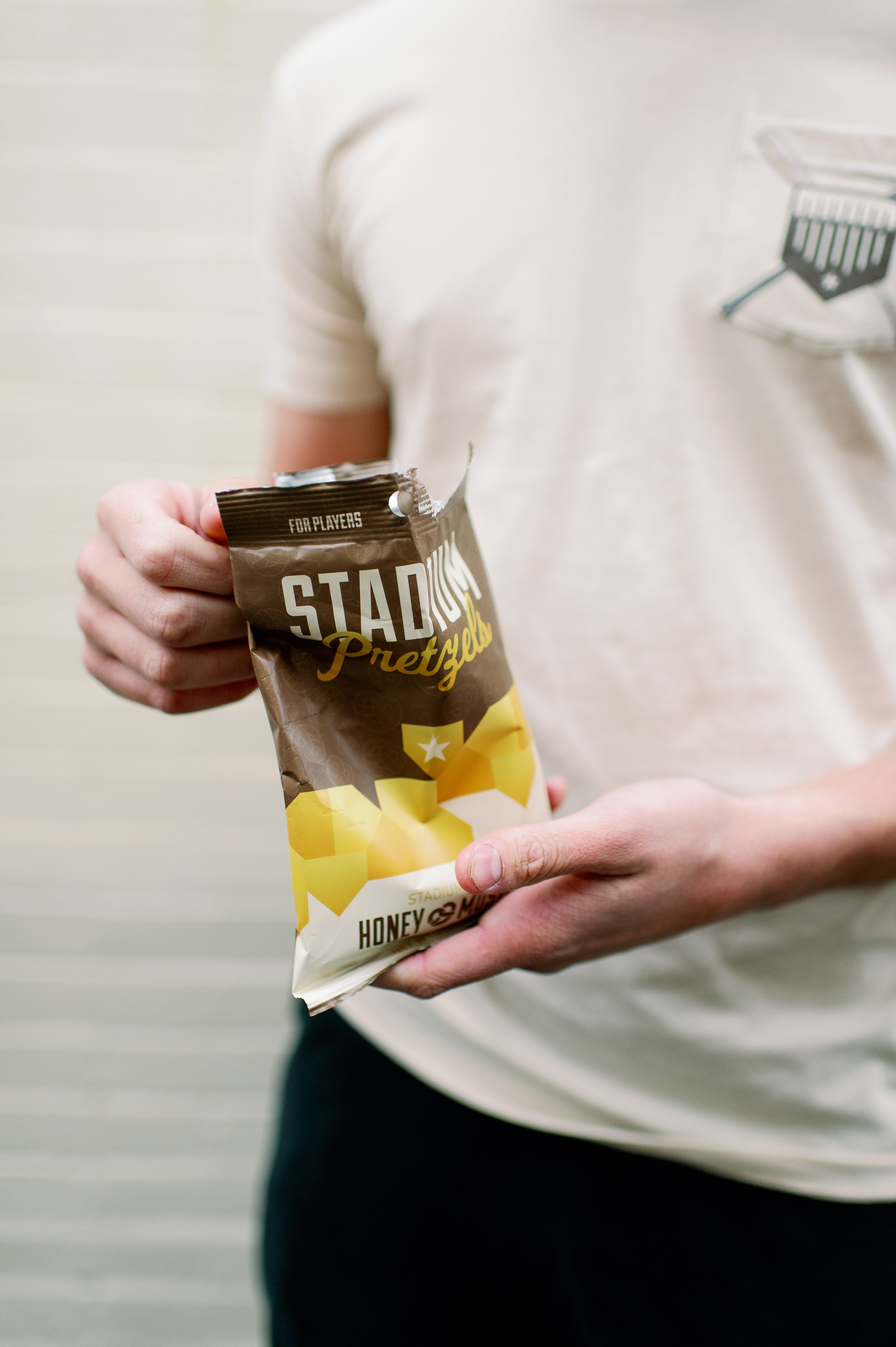 Two Bags of Honey Mustard Stadium Pretzels