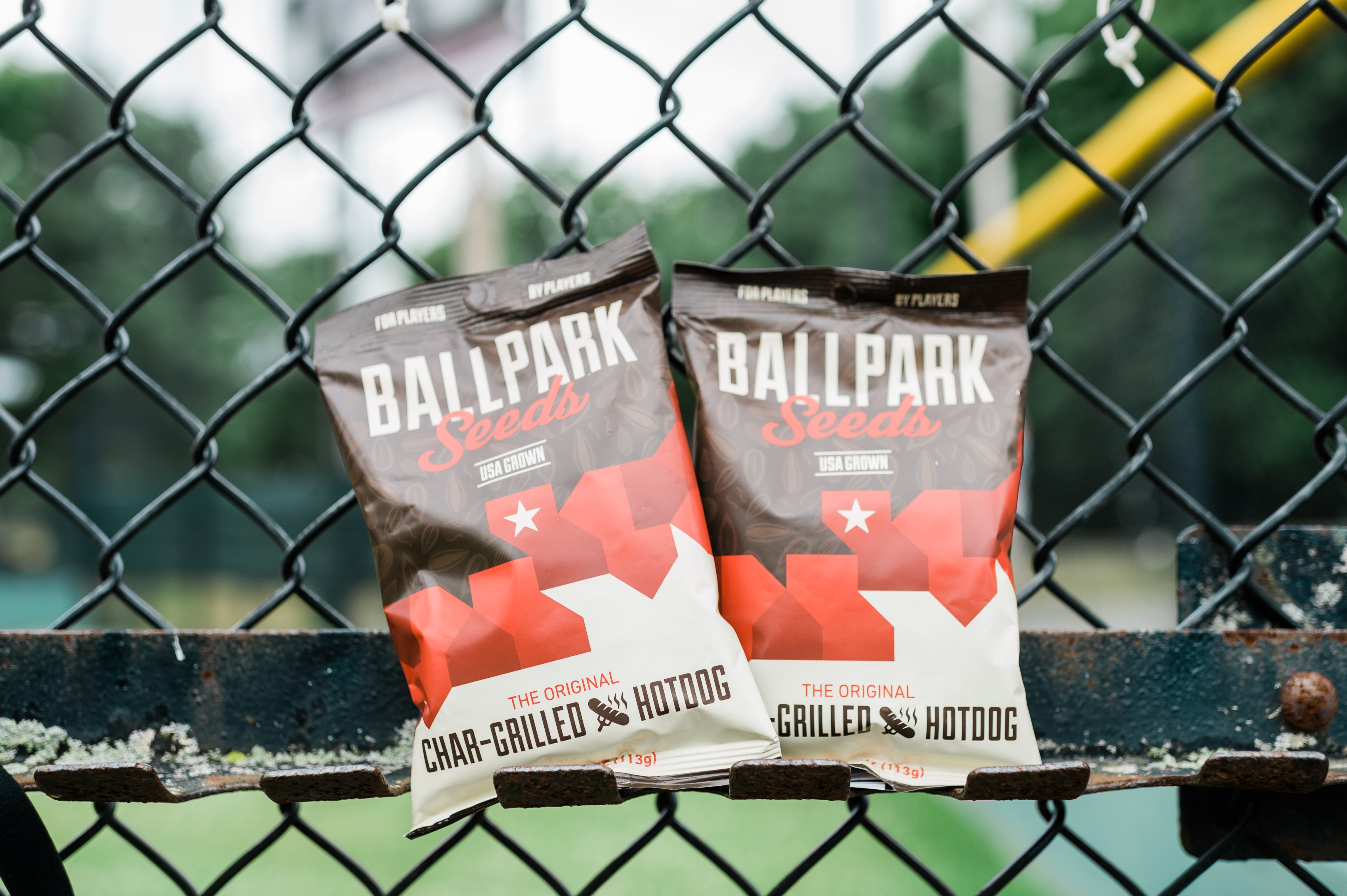 Two bags of Char-Grilled Hotdog Ballpark Seeds
